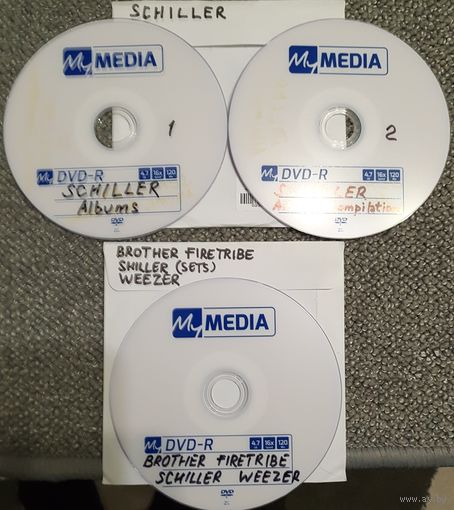 DVD MP3 дискография SCHILLER, BROTHER FIRETRIBE, WEEZER - 3 DVD