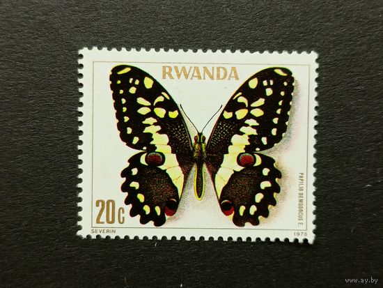 Руанда 1979. Бабочки