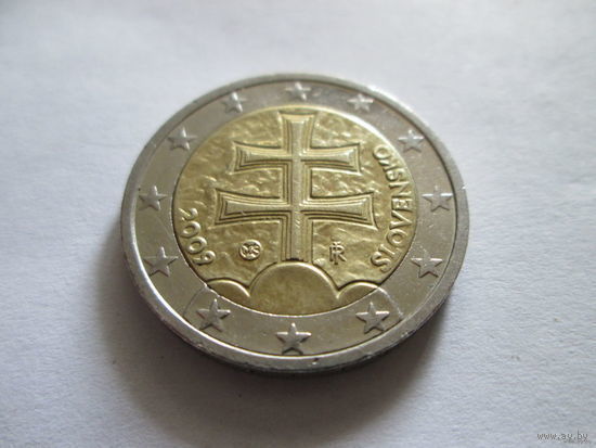 2 евро, Словакия 2009 г., AU