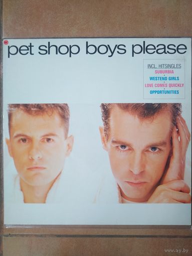 PET SHOP BOYS - Please 86 Parlophone Holland NM-/EX