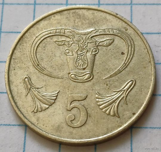 Кипр 5 центов, 1983     ( 3-4-6 )