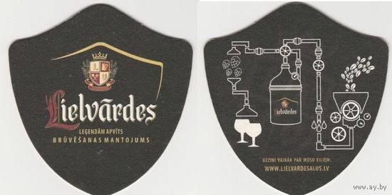 Подставки под пиво "Lielvardes " /Латвия/.