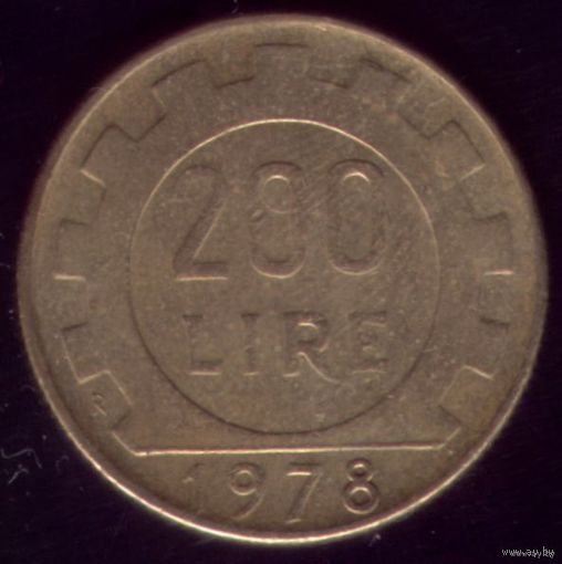 200 Лир 1978 год Италия