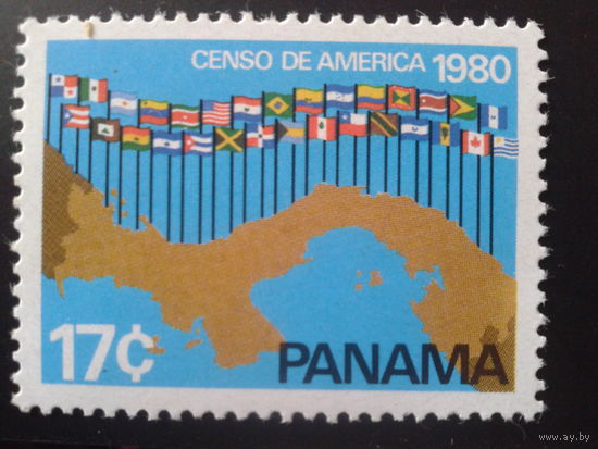 Панама 1980 муз. конкурс, флаги участников