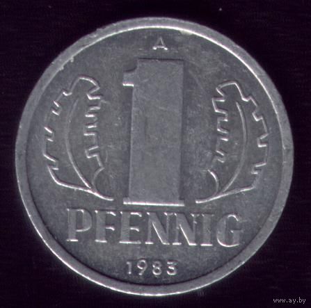 1 пфенниг 1983 год ГДР 20