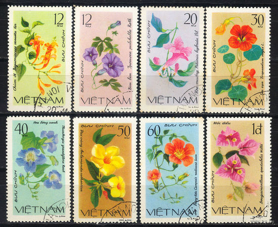 1980 Вьетнам. Цветы