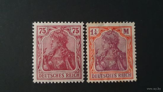 1922 Рейх. Германия. Mi.197-198 (Mi.-5 euro)
