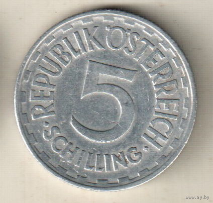 Австрия 5 шиллинг 1952