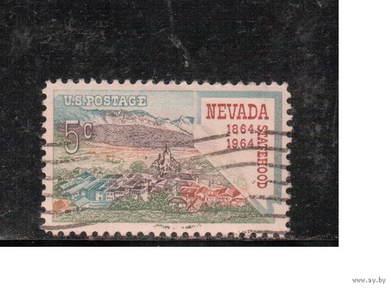 США-1964, (Мих.862) , гаш. , Штат Невада(одиночка)