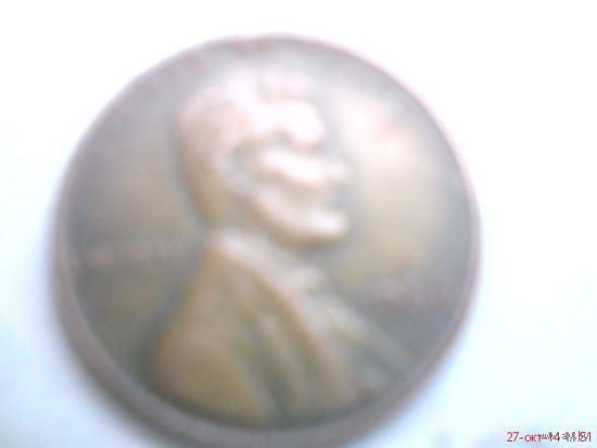 Монета 1 цент 1966г