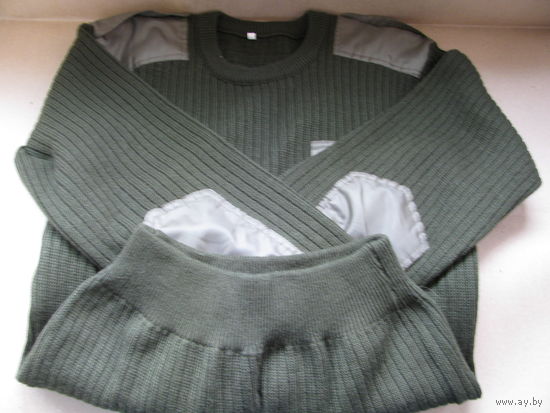 Джемпер / свитер с накладками ПВ РБ. размер 52