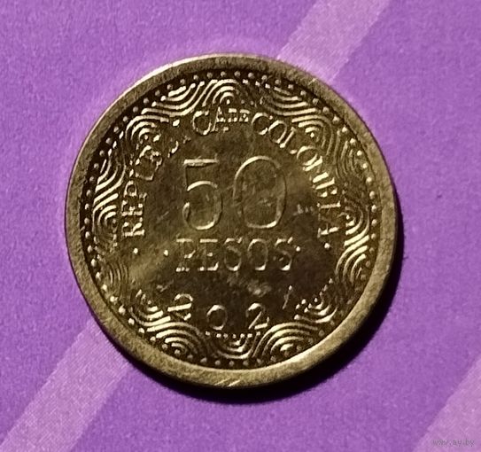 50 песо 2021 Колумбия