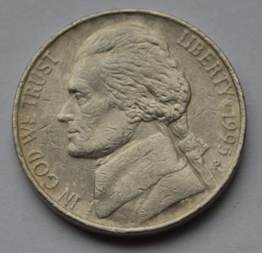 США, 5 центов 1995 г. Р