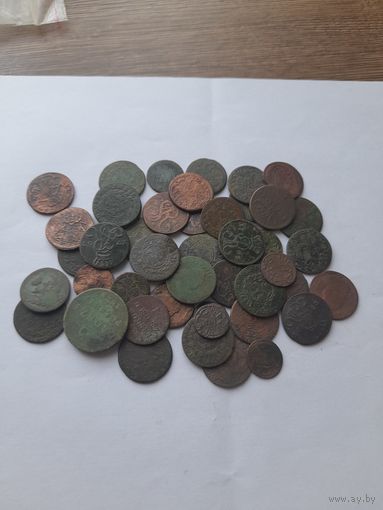 45-50 монет Польши.