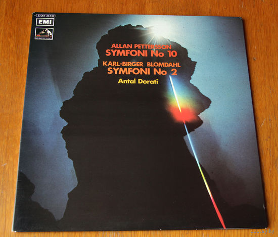 Allan Pettersson / Karl-Birger Blomdahl. Symfoni No 10 / Symfoni No 2 - Antal Dorati LP, 1975