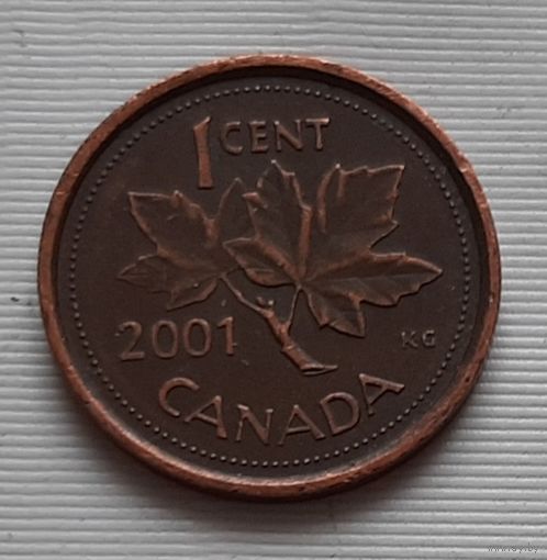 1 цент 2001 г. Канада
