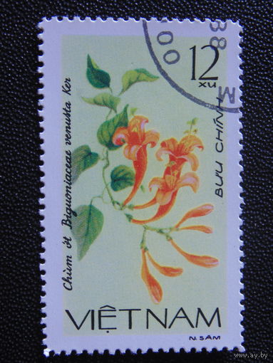 Вьетнам 1988 г. Цветы.