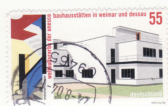 Памятники Баухауза в Веймаре и Дессау (Всемирное наследие 1996) 2004 год