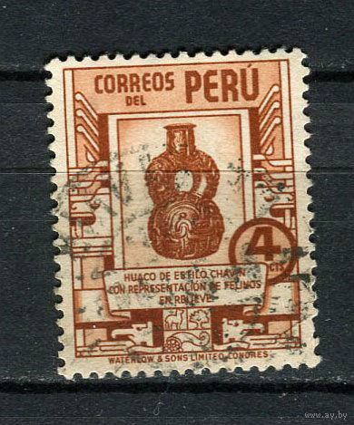 Перу - 1938 - Керамика 4С - [Mi.388] - 1 марка. Гашеная.  (Лот 58BZ)