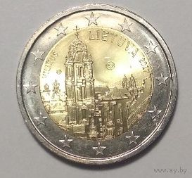 2 евро 2017. Литва. Вильнюс.