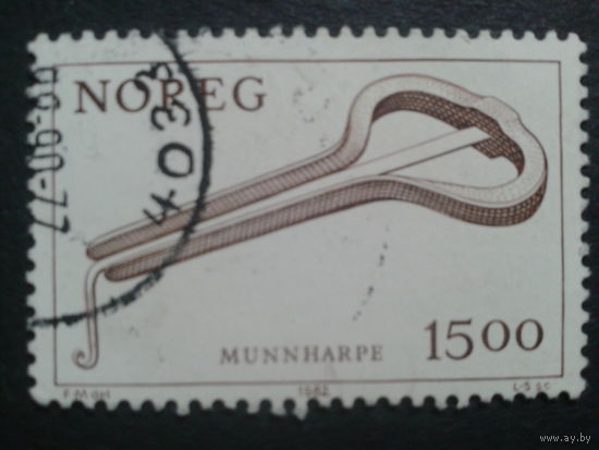 Норвегия 1982 муз. инструмент