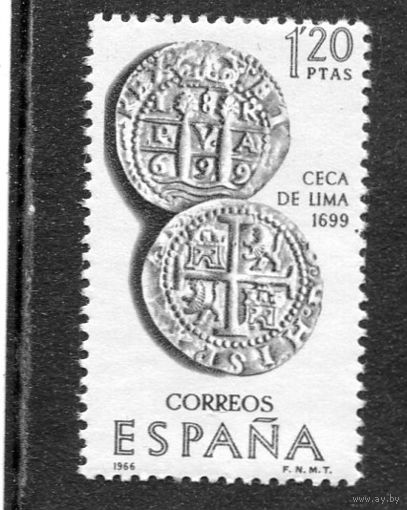 Испания. Старинная золотая монета