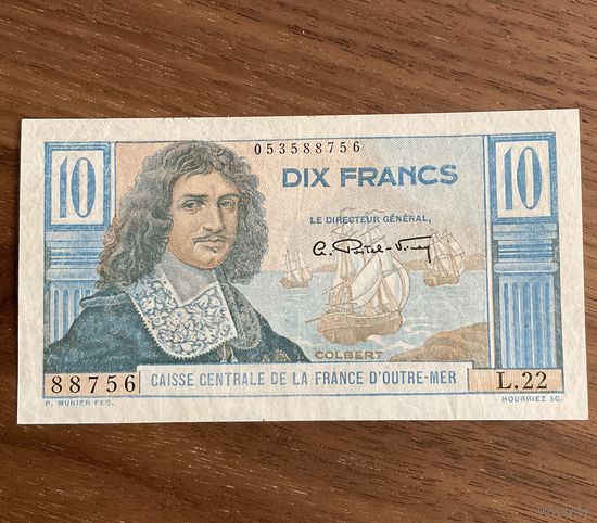 Французская Экваториальная Африка 10 франков 1947 г.
