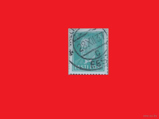 Марка 5 с. К. Пятс 1936 год Эстония