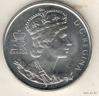 Канада 50 цент 2002 50 лет правлению Королевы Елизаветы II