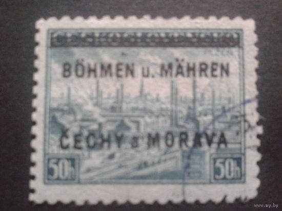 Рейх протекторат 1939 надпечатка
