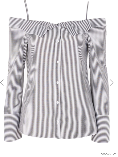 Topshop рубашка в полоску, размер S (US6) $55