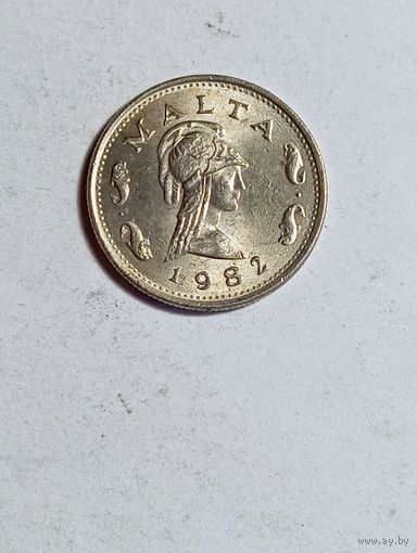 Мальта 2 цента 1982 года