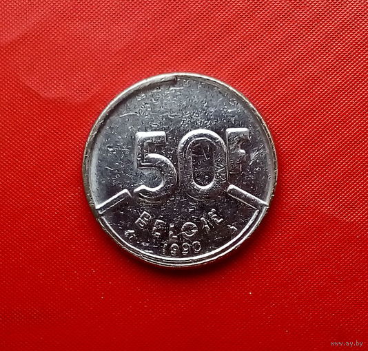 44-25 Бельгия, 50 франков 1990 г. Фламандский тип