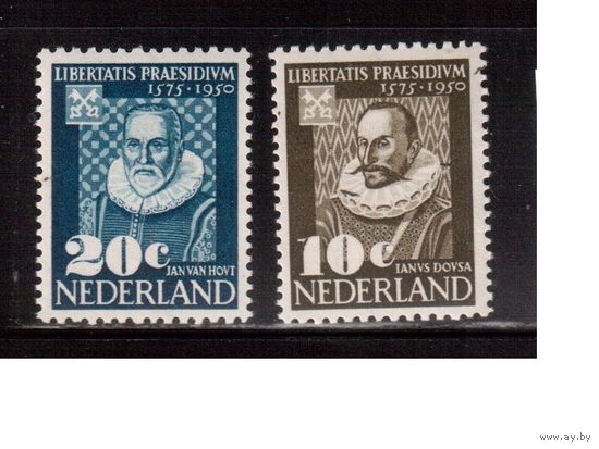 Нидерланды-1950,(Мих.563-564)  **  , Личности,  Живопись, Портреты, Религия(полная серия)