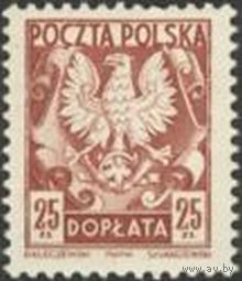 Марка Польша. 1950. Чистая. Доплата.