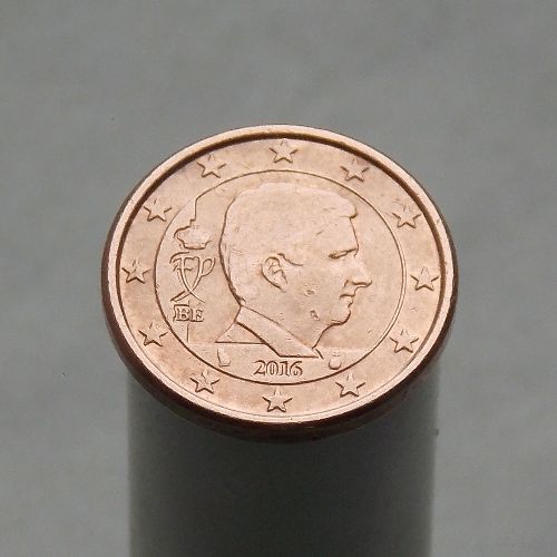 Бельгия 1 евроцент 2016 (4-ый тип)
