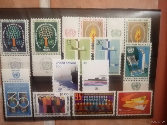 Чистые марки ООН