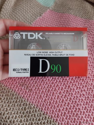 Кассета TDK D90. 1988 год.
