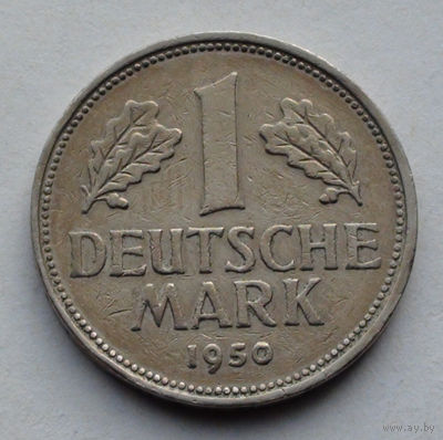 Германия 1 марка. 1950. D