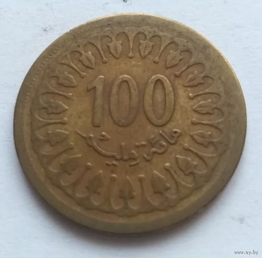 Тунис, 100 миллимов 1983 год