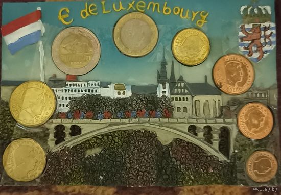 Набор монет евро Люксембург