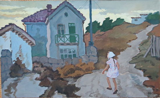 Рисунок к деафильму "Нонка"художник Афанасьева Н. А.1964 год Наследие СССР