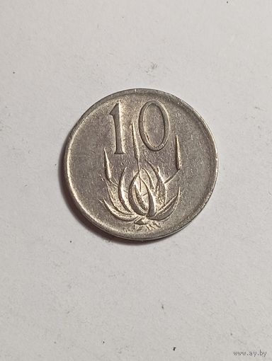 ЮАР 10 центов 1985 года .