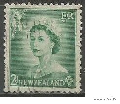 Новая Зеландия. Королева Елизавета II. 1953г. Mi#335.