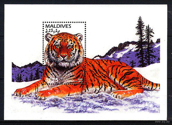1996 Мальдивы. Тигр