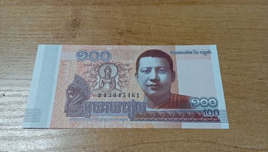 100 риэлей Камбоджи 2014 года с  рубля **45461