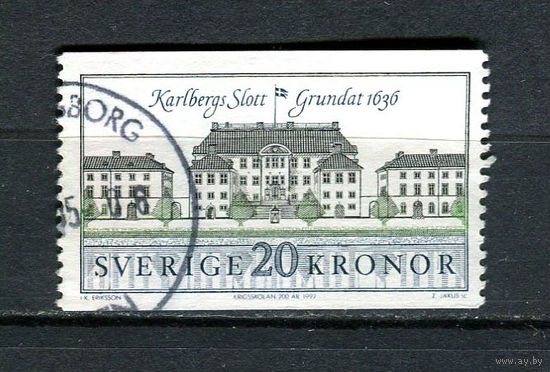 Швеция - 1992 - Архитектура  - [Mi. 1725] - полная серия - 1 марка. Гашеная.  (Лот 71Ds)