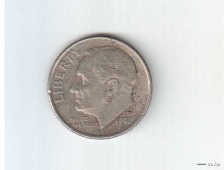 Дайм(10 центов) 1992 года США (Р) 24