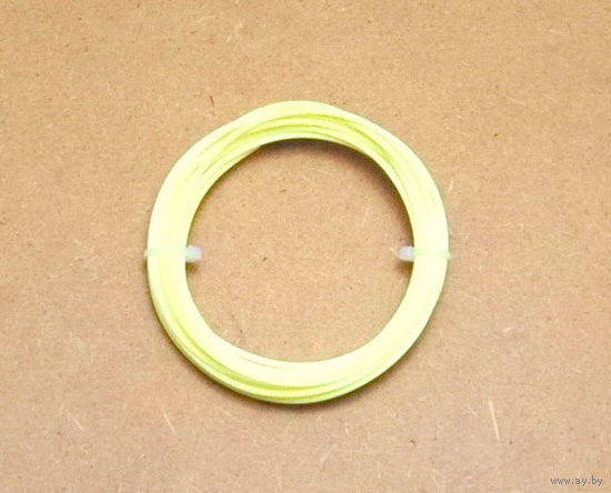 Пластиковая нить PLA 1.75мм (3.40м) (жёлтый цвет)