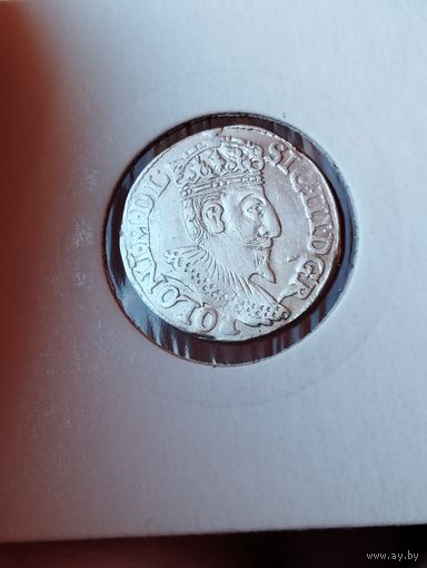 3 гроша 1595 Сигизмунд 3 Олькушский монетный двор.